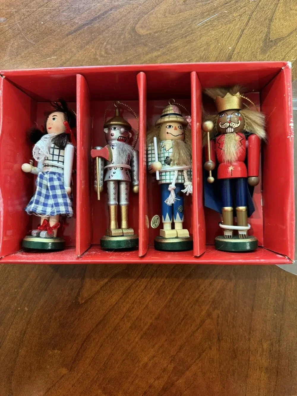 NEW 4 Wizard of Oz Nutcracker Christmas Ornaments-Macy’s Holiday Lane Sealed Box